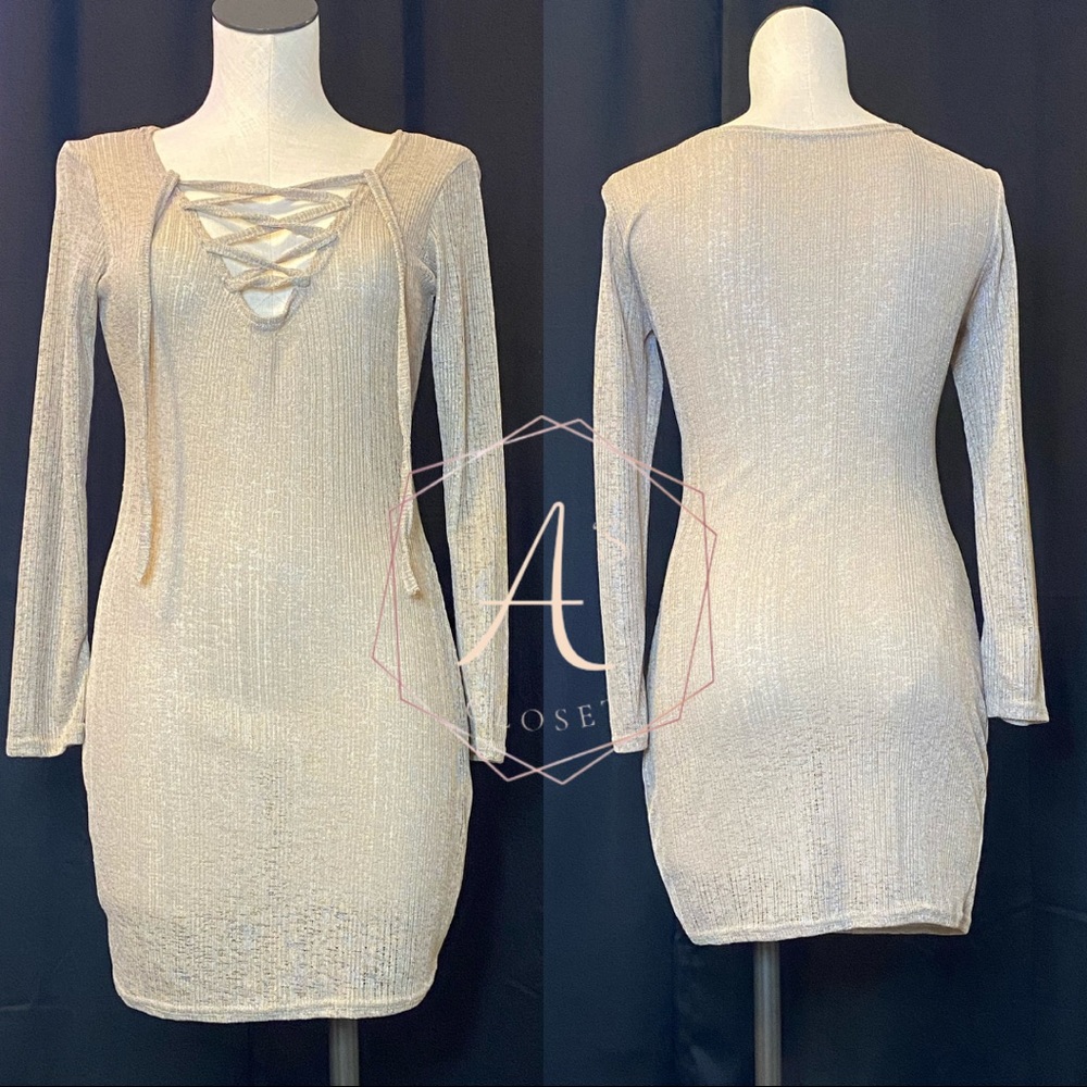 Tan Tie Dress
